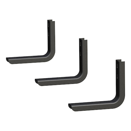 Luverne Truck Equipment 07-C SPRINTER 2500/3500 BRACKET KIT BLACK TEXTURED POWDER COAT 400743
